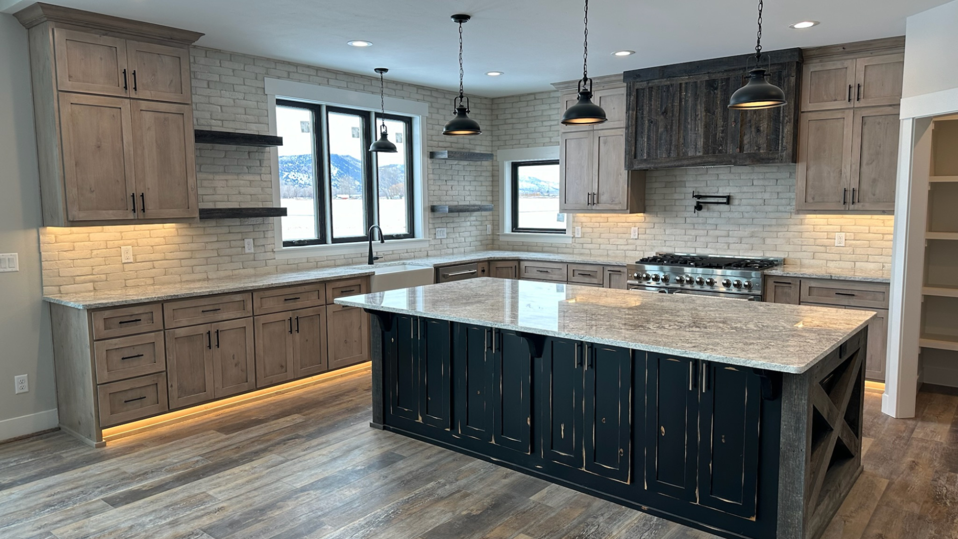 custom home builder idaho butler island four peak homes